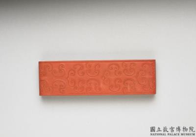 图片[2]-Cinnabar ink stick inscribed with “Gu Xiang”, Qing dynasty, Qianlong reign (1736-1795)-China Archive